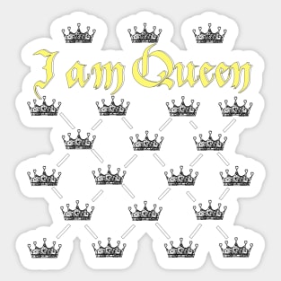I am Queen Sticker